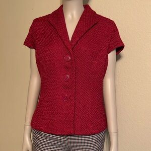 COLDWATER Creek Red Blazer